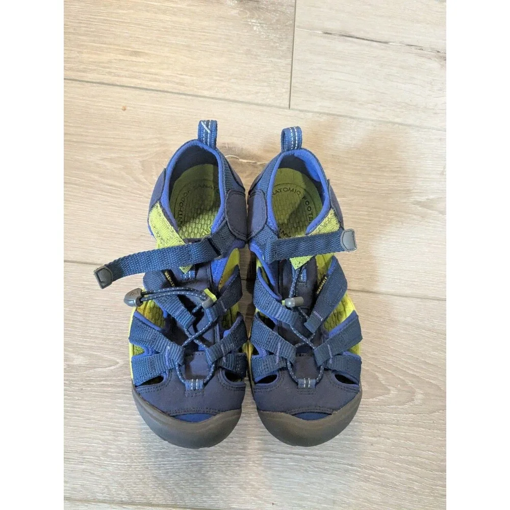 Keen Newport H2 Waterproof Hiking‎ Sandals Water Shoes Blue Kids Boys Size 3